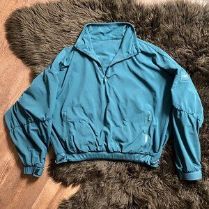 Alo Cropped Elevation Coverup (Green)